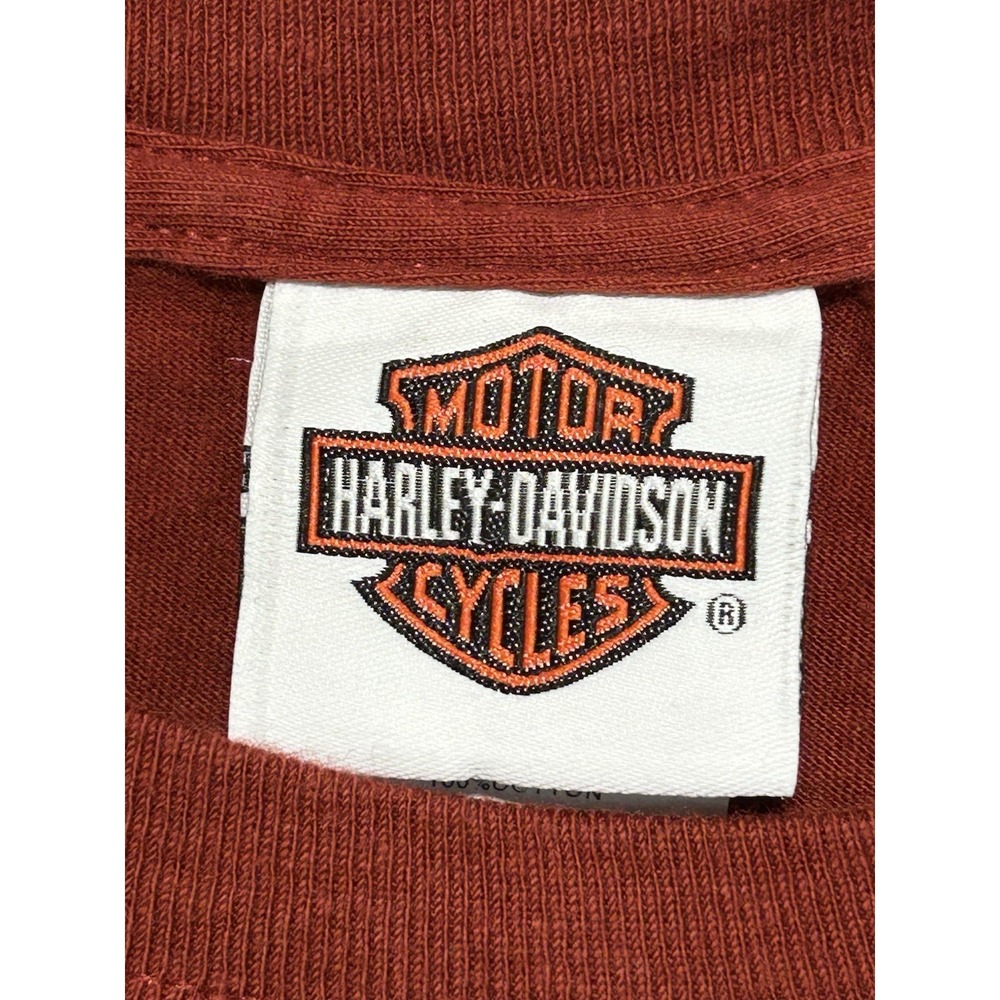 2013 Harley Davidson Grand Teton Idaho Falls Tee Cyan Biker Graphic Shirt Size L - Picture 7 of 13
